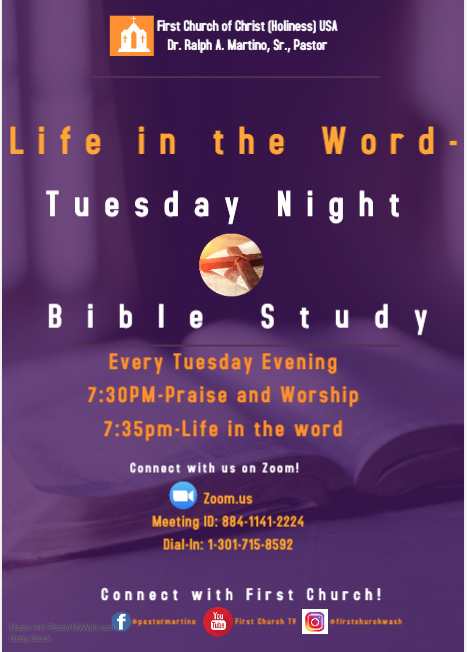 Bible Study flyer